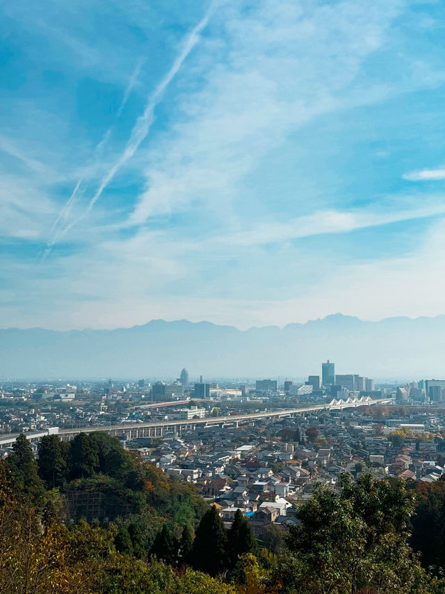 ⛰️도야마 시내 최고의 전망대, ‘쿠레하산 공원 전망대’ 