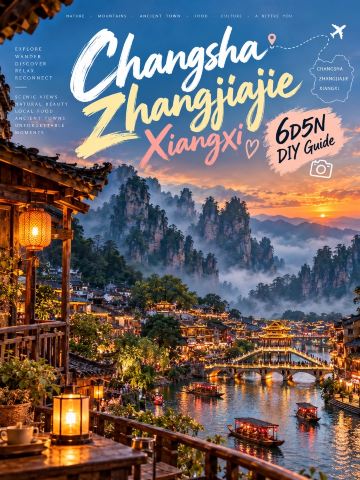 🏞️✨ 6 Days, 5 Nights in Hunan, China 🇨🇳 From City Lights to Floating Mountains & Ancient Towns!