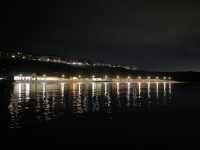 Saltburn at Night: Coastal Scene Under Stars