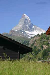 Switzerland Zermatt and Matterhorn
