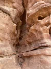 A beautiful canyon in a desert 