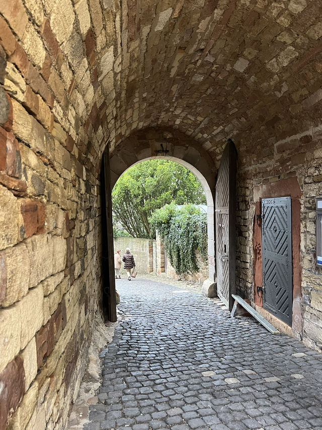 A fortress in the clouds — welcome to Schloss Waldeck, where history meets horizon 🇩🇪🏰🌅