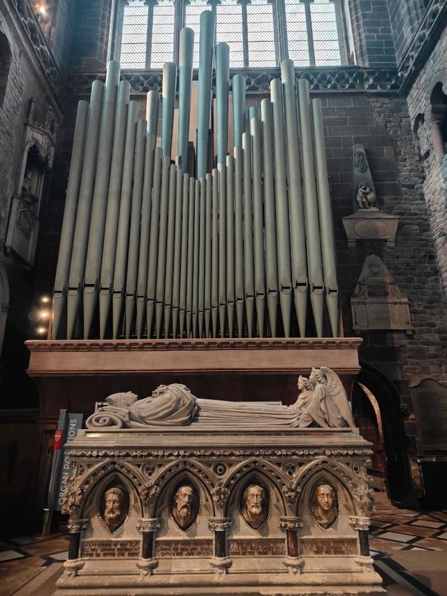 Played for over 500 years, this majestic instrument rises above the cathedral’s five-storey halls Played for over 500 years, this majestic instrument rises above the cathedral’s five-storey halls