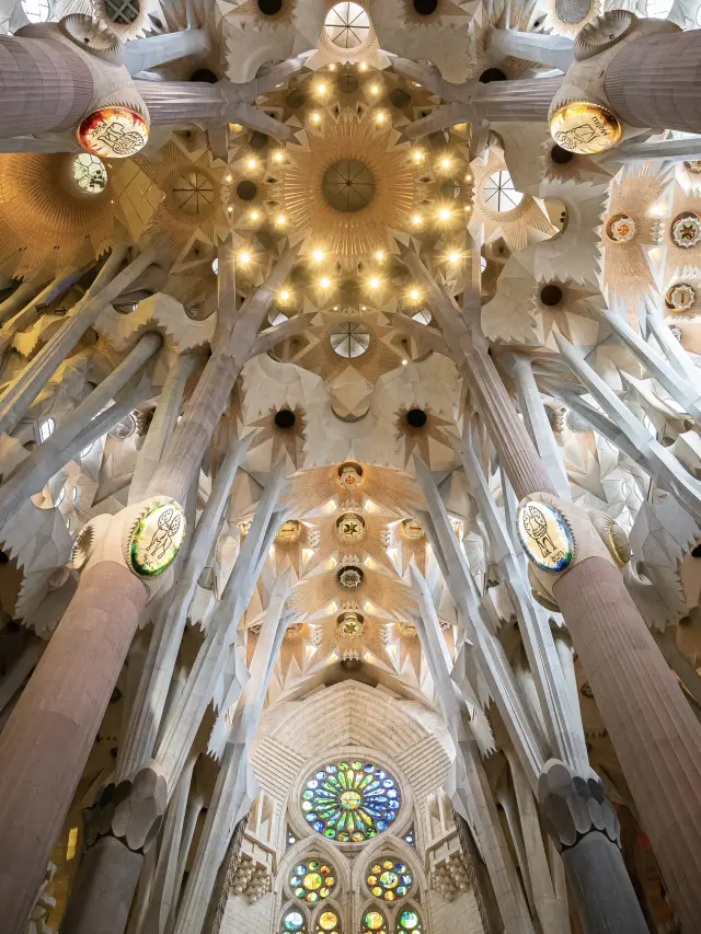 Look up! ...when you visit La Sagrada Familia 🕍