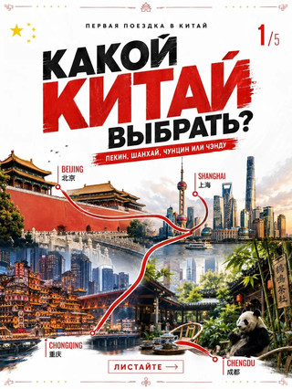 Пекин, Шанхай, Чунцин или Чэнду: какой Китай выбрать вам 🇨🇳