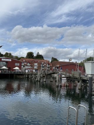 A day in Eckernförde, Northern Germany.
