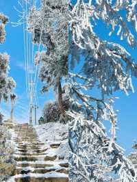 “廬山雪景”聽起來是不是很美？