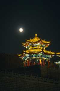 吉林這動漫感的夜景，一秒帶你穿越回古代