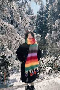 廬山的雪景真的很美！！