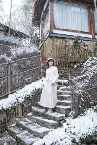 “雪是神的煙火”這裡不是北海道，是安吉！