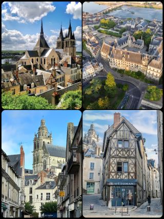 The elegant small town of Blois on the banks of the Loire River, a dazzling jewel of France!