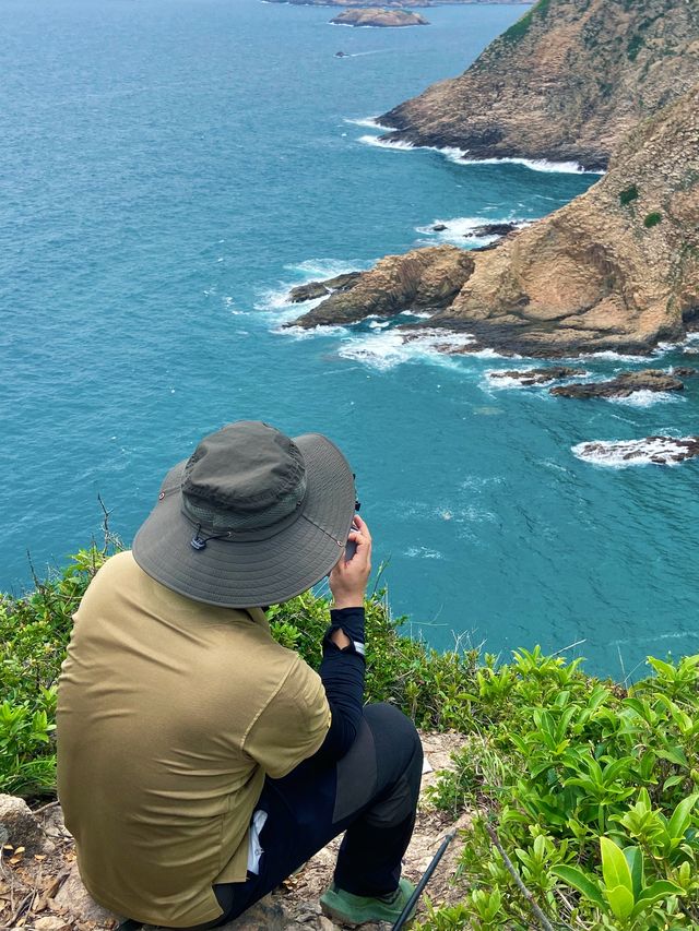 香港破邊洲，治癒系藍色海洋