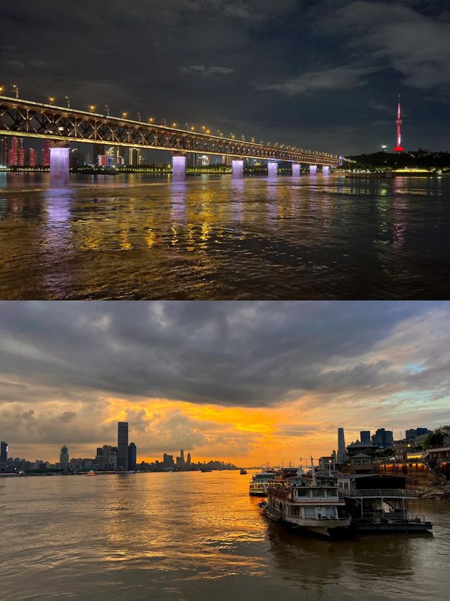 武漢兩江遊覽攻略坐遊輪賞長江唯美夜景