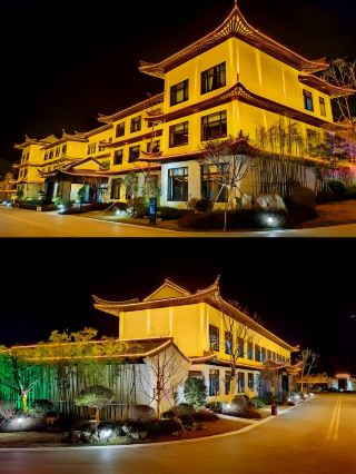 I can't believe this is a homestay in Linyi, Zhuquan Village, Biezhi Garden Homestay ~ Taoxi Mountain Residence. 