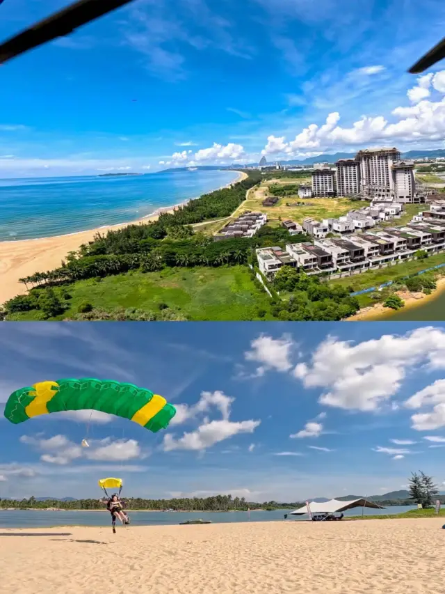 Skydiving in Sanya
