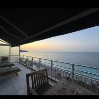 Views of Mediterranean Sea from Le meridien France hotel 