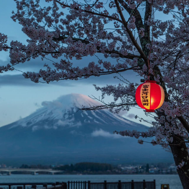 留一個春天給櫻花富士山🌸 真的美瘋