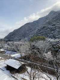 大雪紛飛金華山