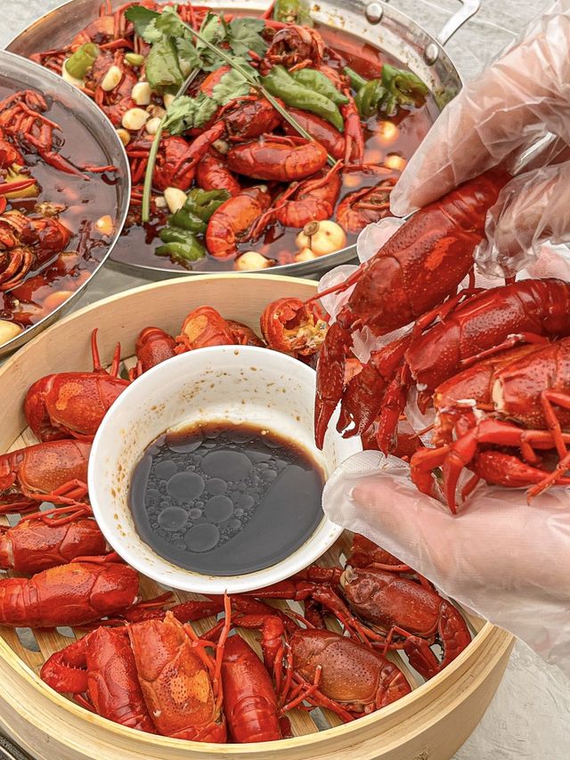 綿陽桃花島！今年第一頓小龍蝦成功上岸