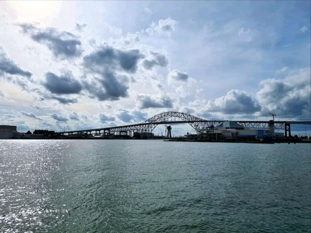 Old Corpus Christi Harbor Bridge, see it before it's demolish.