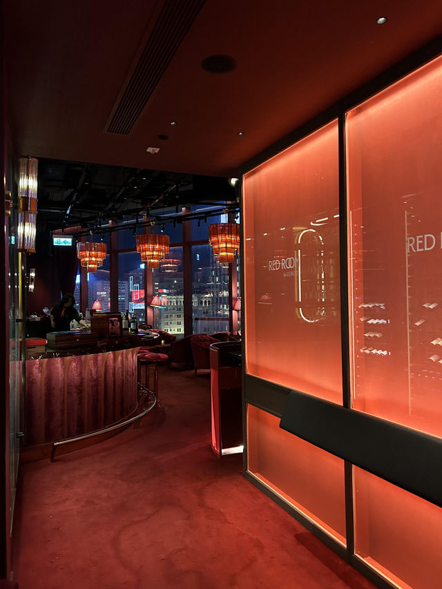 🔴香港最紅神秘酒吧Red Room！K11 Musea暗門後的復古狂想曲～