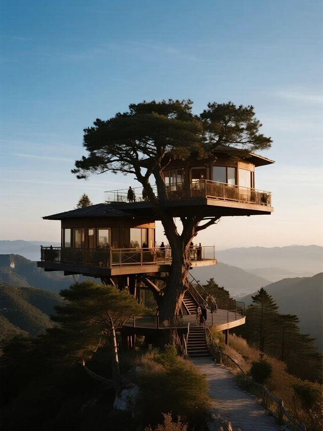 童話樹屋｜帶娃住進森林，躺看北京的「海」