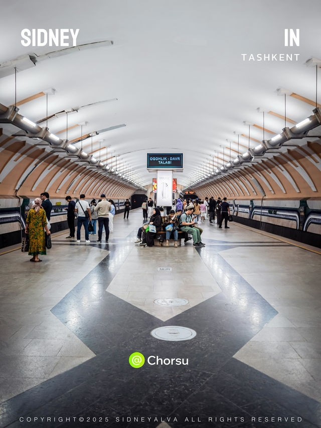 蘇聯美學的延續 | 塔什乾地鐵站巡禮