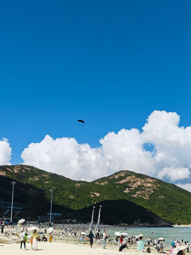 山海相擁的大鵬