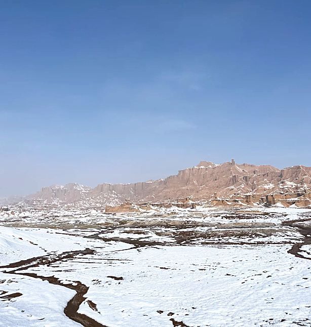 拜城紅石林冬韻展現 拜城紅石林冬韻展現