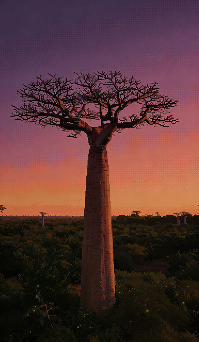 遇見800歲巨樹馬達加斯加猴麵包樹大道攻略《像素版》 遇見800歲巨樹馬達加斯加猴麵包樹大道攻略《像素版》