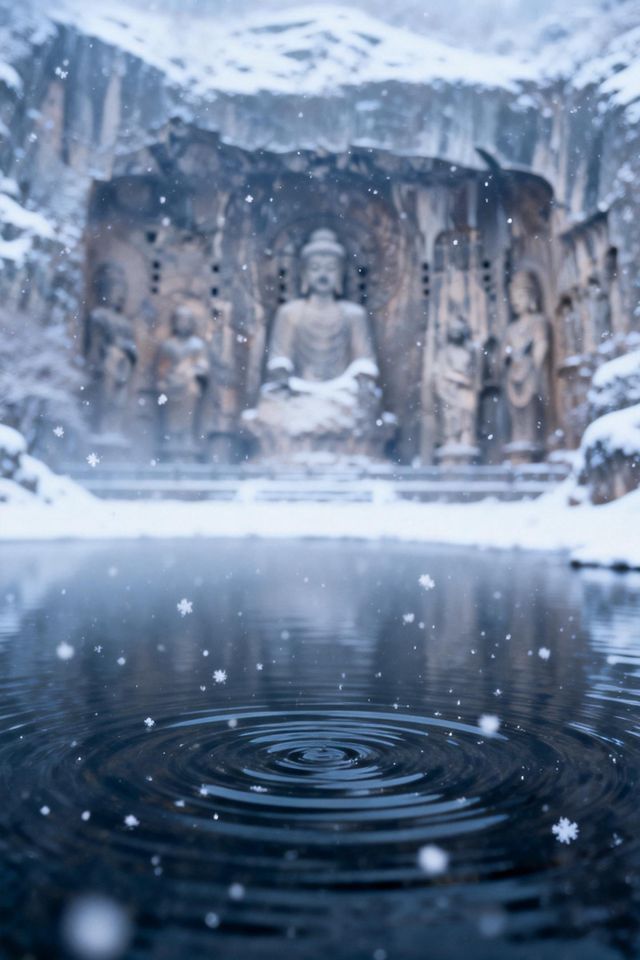 【龍門雪境|赴一場千年石窟的靜心之約】 【龍門雪境|赴一場千年石窟的靜心之約】