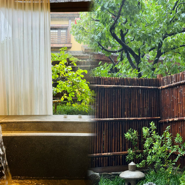 【一秒穿越長安城!在太白山私湯裡聽雨賞秋】 【一秒穿越長安城!在太白山私湯裡聽雨賞秋】