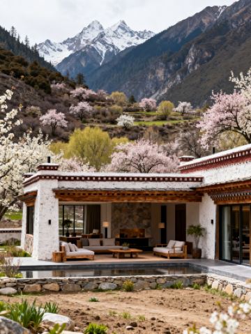 Snow Mountain Peach Blossom Family Trip to Tibet Starts Here, Perfectly Suited