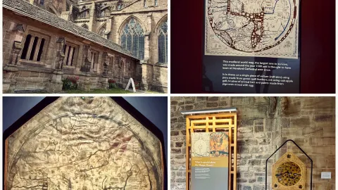 The Mappa Mundi, One Of the Oldest Maps Of The World. Medieval Mastery!  — traveler post in Hereford
