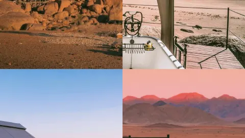Namib Desert Camp Tents — traveler post in Namibia