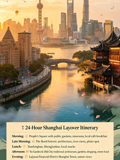 🇨🇳 Long Layover in Shanghai? Turn Transit Time into an Adventure