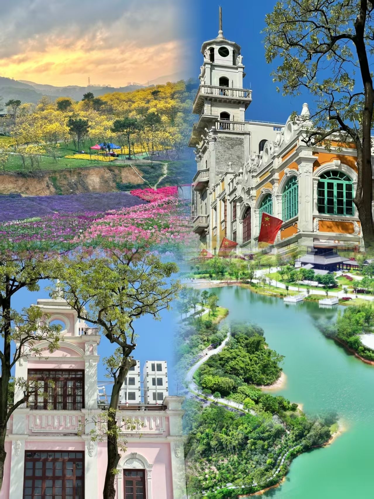 Weekend escape from Guangdong! High-speed train reaches 4 off-the-beaten-path small towns in 1 hour. Fewer crowds, beautiful scenery, no congestion
