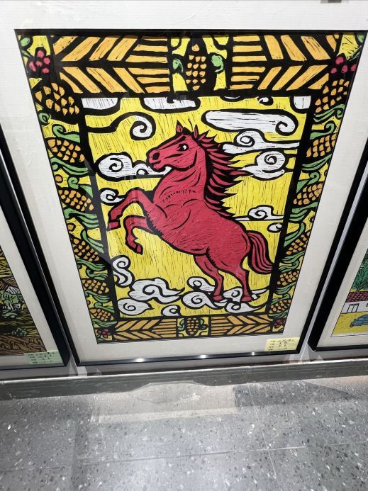 金網と紙の壁掛けオブジェ　茶箱 絵画 ウォールアート 芸術 美術 古道具 骨董 白塔寺の胡同に驚きが隠れている！黄土高原の刀刻芸術があまりにも衝撃