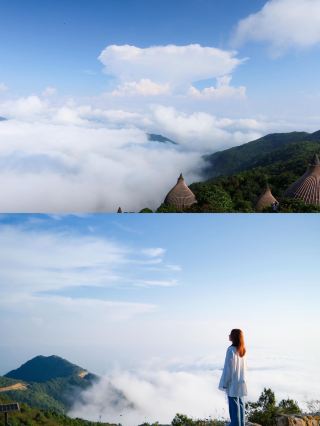It was finally my turn to witness the ultimate sea of clouds at Huilong Mountain!