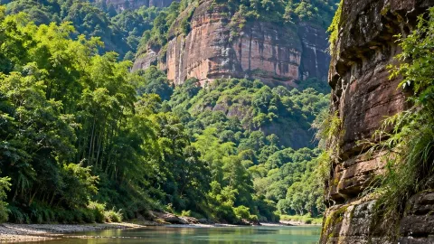 Wuyi Mountain Nine-Bend Stream bamboo rafting — traveler post in Nanping
