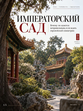 🇨🇳 Императорский сад в Пекине: почему он кажется «неправильным», если ждать от него симметрии