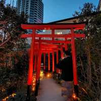 【大阪 弁天】フォトジェニックな赤い鳥居の水洗弁天宮⛩️
