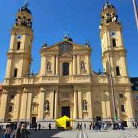 Beautiful Odeonsplatz in Munich