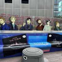 光州の市内にあるK-popスターロード！？