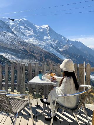 몽블랑뷰 보며 마시는 몽블랑 맥주🍺