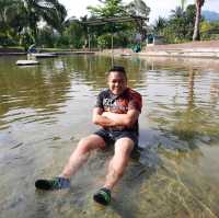 Game on a dip at Sg. Lalang Hotspring, Semenyih