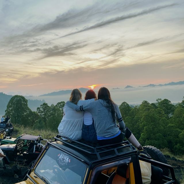 Sunrise jeep ride 🌄 Bali 