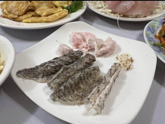 목포8미 대표음식 민어회를 코스로 즐기는 영란횟집!