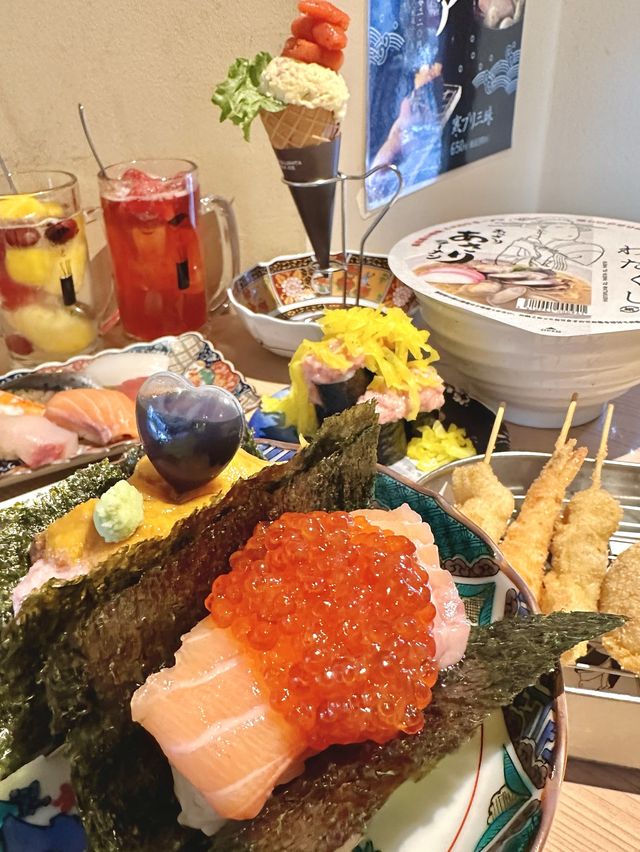 🍣本格お寿司と串揚げが気軽に楽しめるネオ大衆酒場🥂