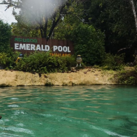 The Emerald Pool Hot Spring